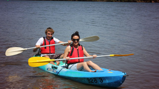 Kayak para dos circuito largo en Correa Náutica y Aventura